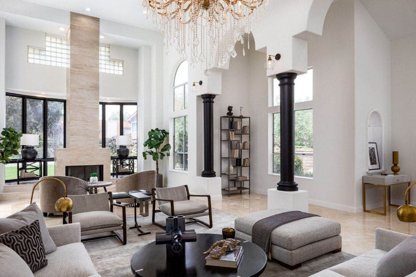 Modern-luxury-livingroom-Las-Vegas-28 Las Vegas living room featuring black and white modern decor
