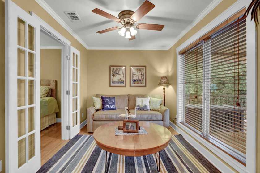 6 bonus room with table and view of patio